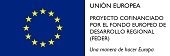 Enlace a la pagina del Fondo Europeo de Desarrrollo Regional